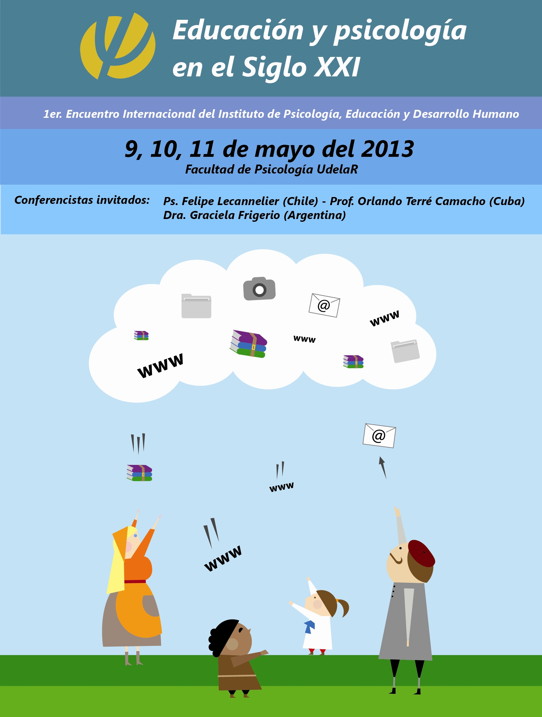 Afiche I Encuentro Internacional:Educación y Psicología en el Siglo XXI